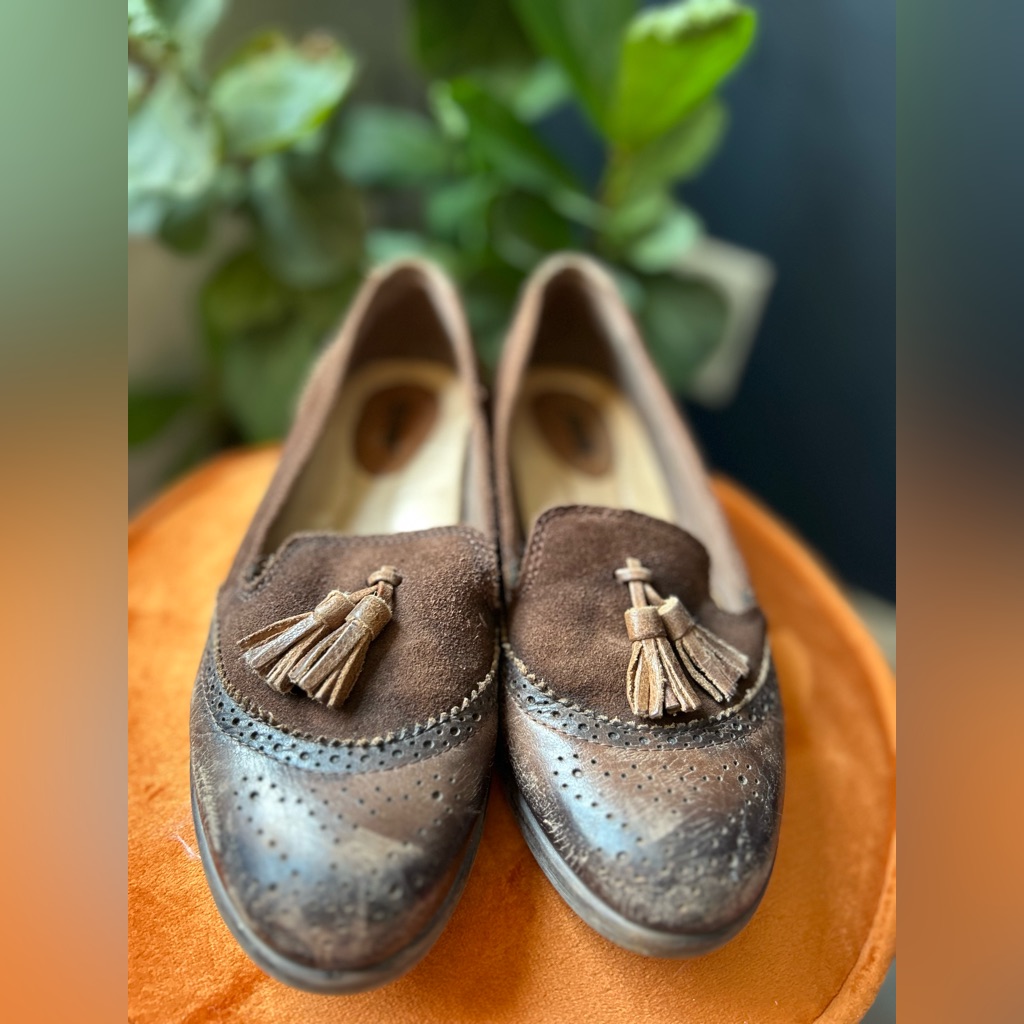 Earth Brown Flats Stylish Loafers